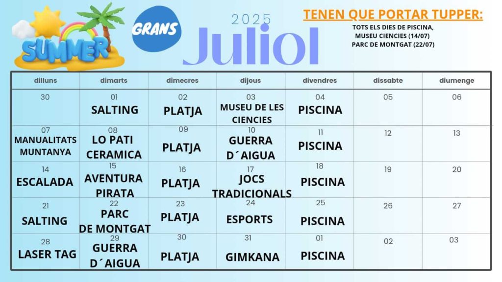 casal grans juliol